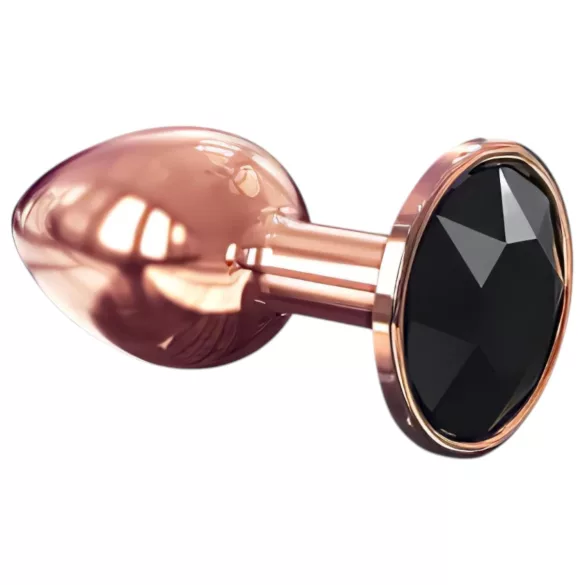 Dorcel Diamond Plug S - analplugg i aluminium - liten (roséguld)