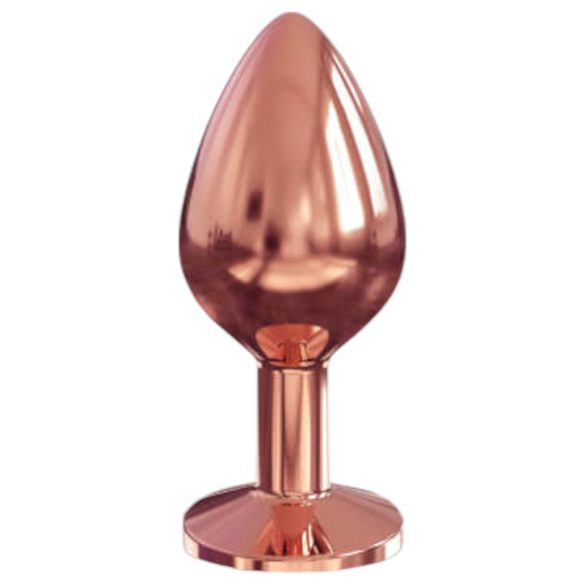 Dorcel Diamond Plugg M - analplugg i aluminium (roseguld)