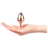 Dorcel Diamond Plugg M - analplugg i aluminium (roseguld)