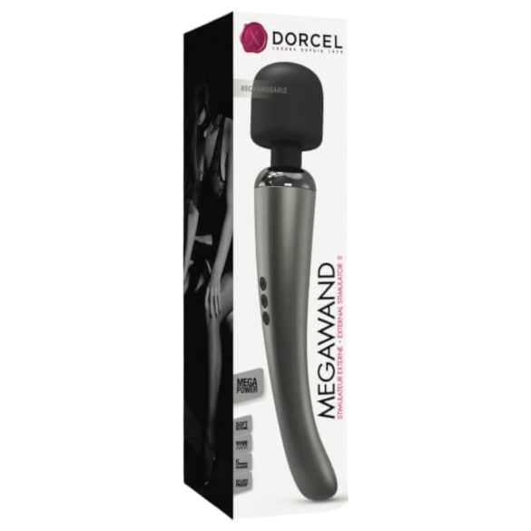 Dorcel Megawand - laddningsbar massagestav (silver)