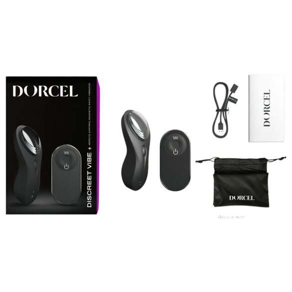 Dorcel Diskret Vibe+ - Trådlös klitorisvibrator (svart)