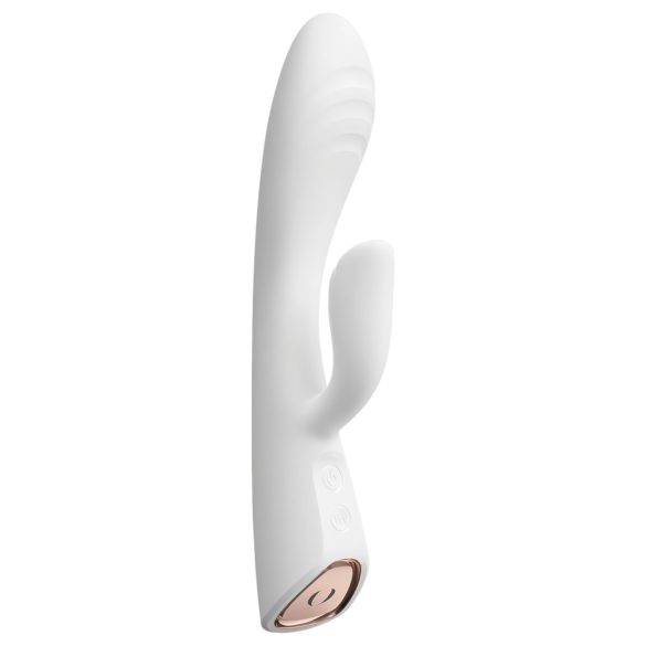 Dorcel Flexi Rabbit - värmande klitorisstimulerande vibrator (vit)