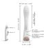 Dorcel Flexi Rabbit - värmande klitorisstimulerande vibrator (vit)