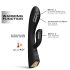 Dorcel Flexi Rabbit - Uppvärmd klitorisvibrator (svart)