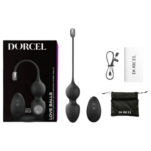 Dorcel Kärlekskulor - magnetisk geishaduo (svart)