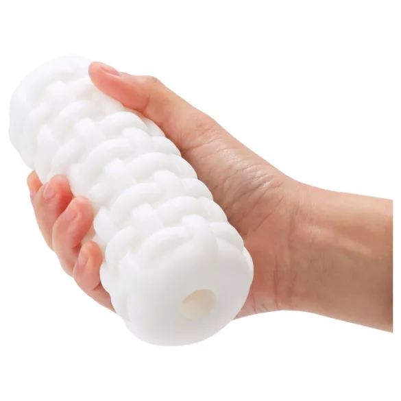 Dorcel Cup Tight - onaniprodukt för män med pärlformad kanal (vit)