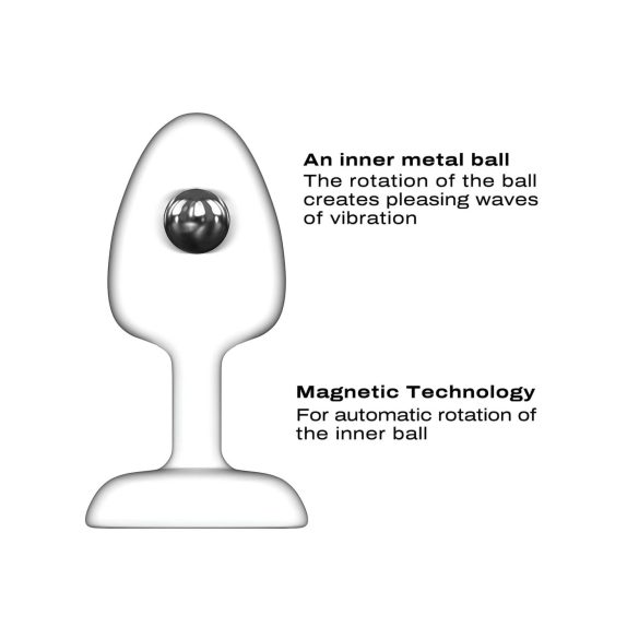 Dorcel fjärrstyrd analvibrator med kulor - Svart