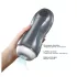 Dorcel Blowjoy Vibe - sug- och vibrerande uppladdningsbar masturbator (grå)