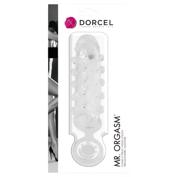 Dorcel Mr. Orgasm - kulformad penishylsa (genomskinlig)