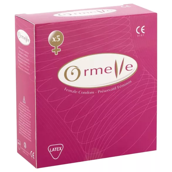 Ormelle Femail - kvinnokondom - 5 st