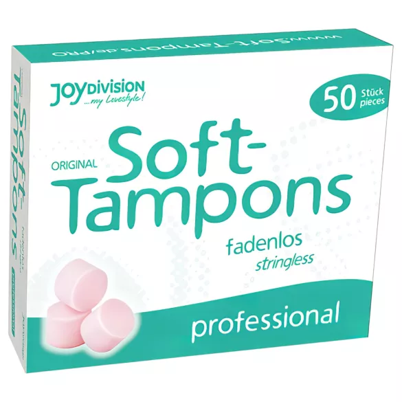 Joydivision Soft-Tampons professional - tamponger utan snöre (50 st)