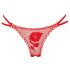 Panty Rose - stringtrosa i rosenskal - röd (S-L)