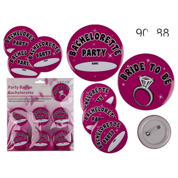 Bröllopsfest Pins (Rosa)