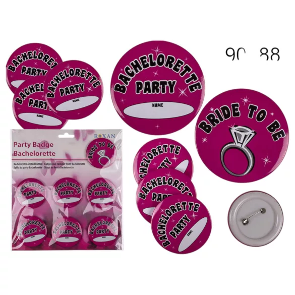 Bröllopsfest Pins (Rosa)