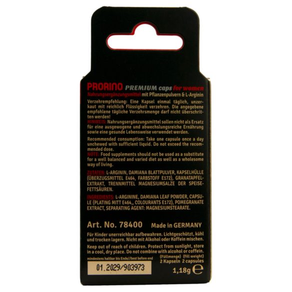 PRORINO - kosttillskott kapslar för kvinnor - 2 st