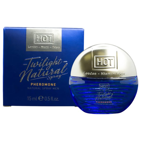 HOT Twilight Natural - feromonparfym för män (15 ml) - doftfri
