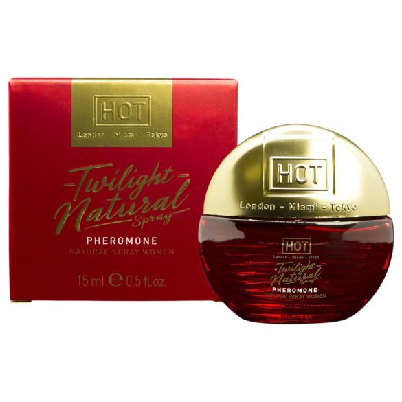 HOT Twilight Natural - feromonparfym för kvinnor (15ml) - doftfri