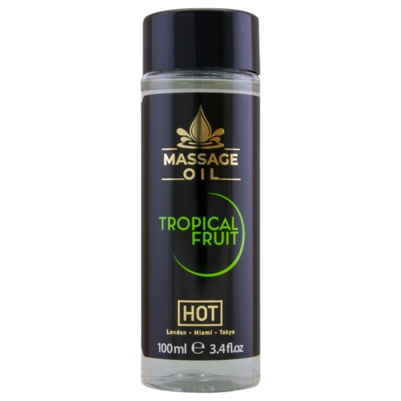 HOT hudvårdande massageolja - tropisk frukt (100ml)