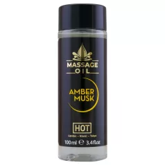 HOT - massageolja - bärnsten mysk - 100 ml