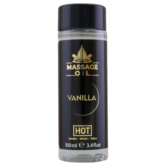 HOT Hudvård Massageolja - Vanilj (100ml)