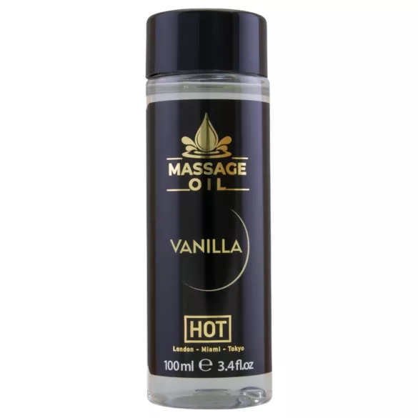 HOT - massageolja - vanilj - 100ml
