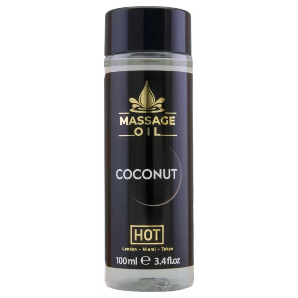 HOT - massageolja - kokos - hudvård - 100ml