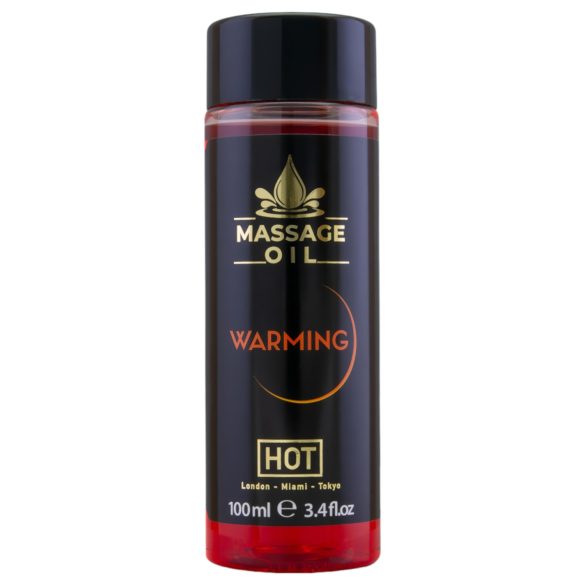 HOT hudvårdande massageolja - värmande effekt (100ml)