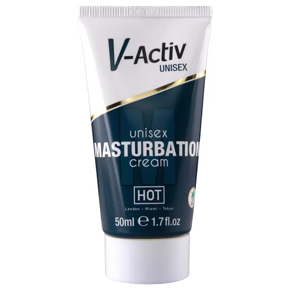 Hot V-Active - stimulerande unisex onanikräm (50 ml)