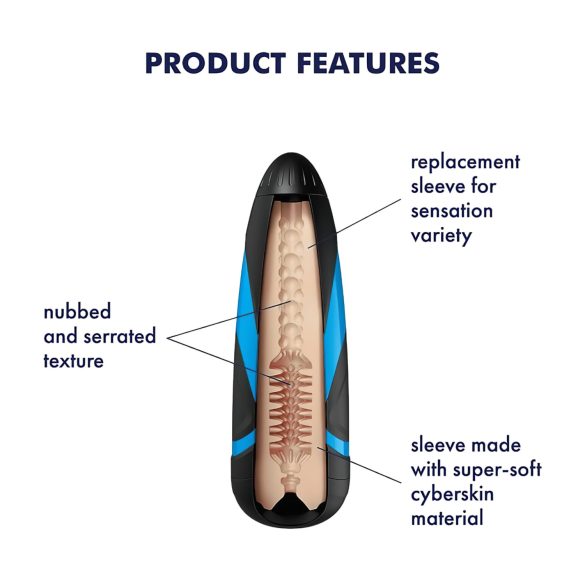 Satisfyer - masturbatorhylsa - Tornado Bliss - insats