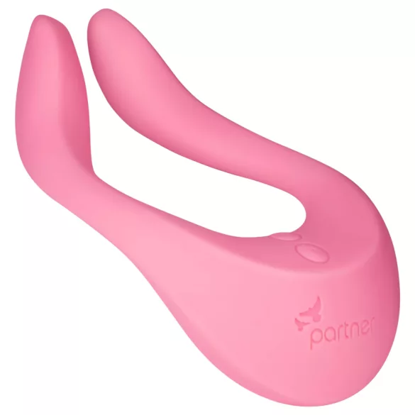 Satisfyer Endless Joy - parvibrator med batteri - rosa