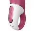 Satisfyer Petting Hippo - uppladdningsbar, vattentät vibrator (rosa)