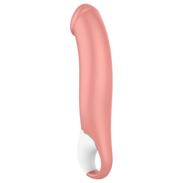 Satisfyer Master - vibrator för män - vattentät uppladdningsbar - beige