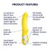 Satisfyer Yummy Sunshine - vattentät G-punktvibrator (gul)