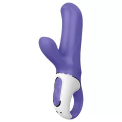   Satisfyer Magic Bunny - vattentät vibrator med klitorisklämmare (lila)