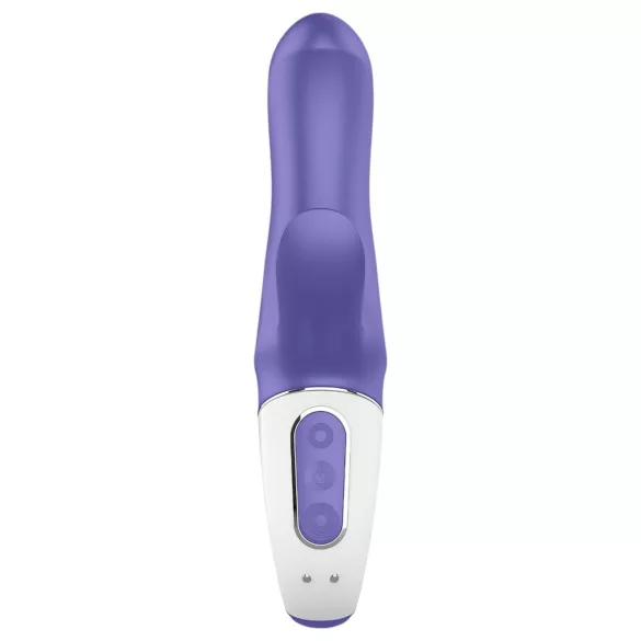 Satisfyer Magic Bunny - vattentät vibrator med klitorisklämmare (lila)