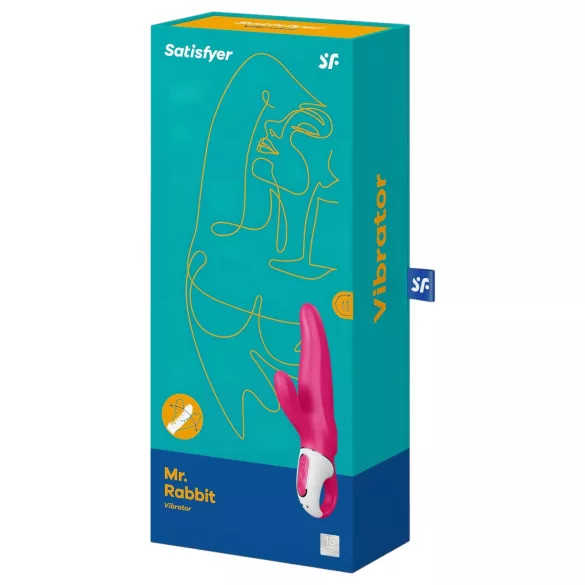Satisfyer Mr. Rabbit - vattentät vibrator med klitorisstimulator (rosa)
