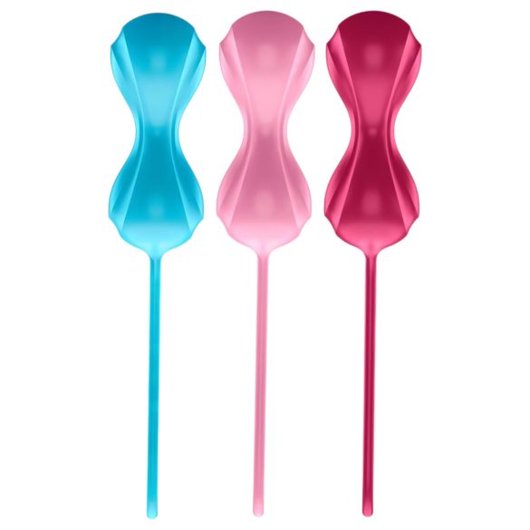 Satisfyer Power Balls - geishakulor set med rörliga kulor - 3-pack