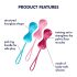 Satisfyer Power Balls – rörelsegeishakulor set (3 st)