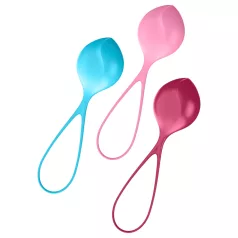 Satisfyer - geishakulor set - bäckenbottenträning - 3-pack