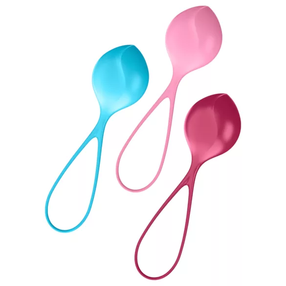 Satisfyer - geishakulor set - bäckenbottenträning - 3-pack