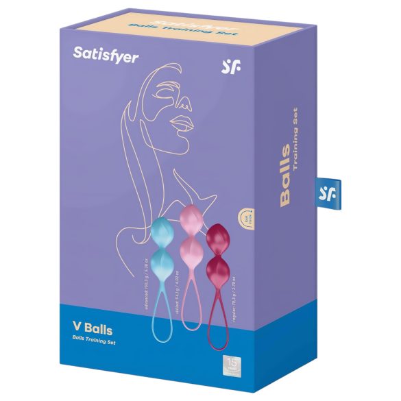 Satisfyer V Balls - Geishakulor Duo Set (3 Delar)