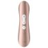 Satisfyer Pro 2+ - klitorisstimulator vibrator - uppladdningsbar - brun