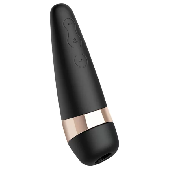 Satisfyer Pro 3+ - klitorisstimulator vibrator - vattentät uppladdningsbar svart