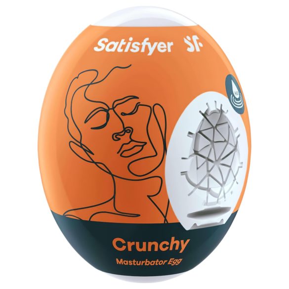 Satisfyer Egg Crunchy - Äggmasturbator (1st)