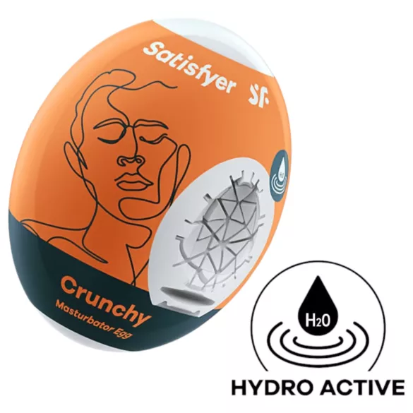 Satisfyer - äggmasturbator - Crunchy - engångs sexleksak