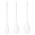 Satisfyer Yoni Power 1 - Geishakulor Set, Vit (3 delar)