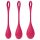 Satisfyer Yoni Power 1 - Geishakulor Set - Röd (3 delar)