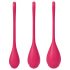 Satisfyer Yoni Power 1 - Geishakulor Set - Röd (3 delar)