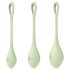 Satisfyer Yoni Power 2 - geishakulor set - grön (3 delar)