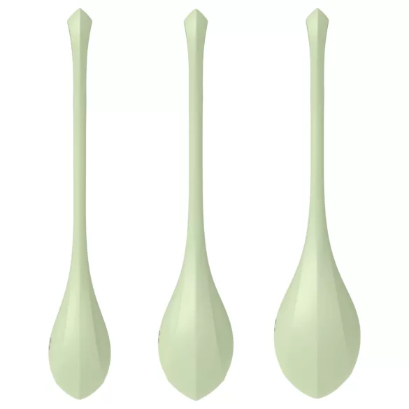 Satisfyer - Geishakulor set - 3 delar - grön